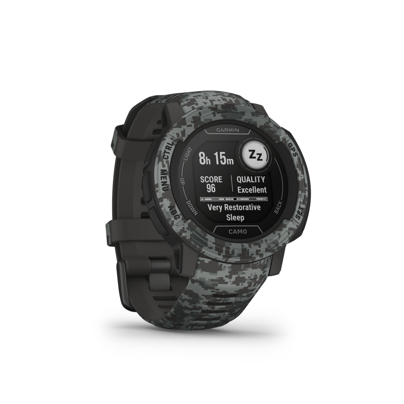 Garmin Instinct 2 Camo Edition GPS-smartwatch, GPS/GLONASS/Galileo-klokke