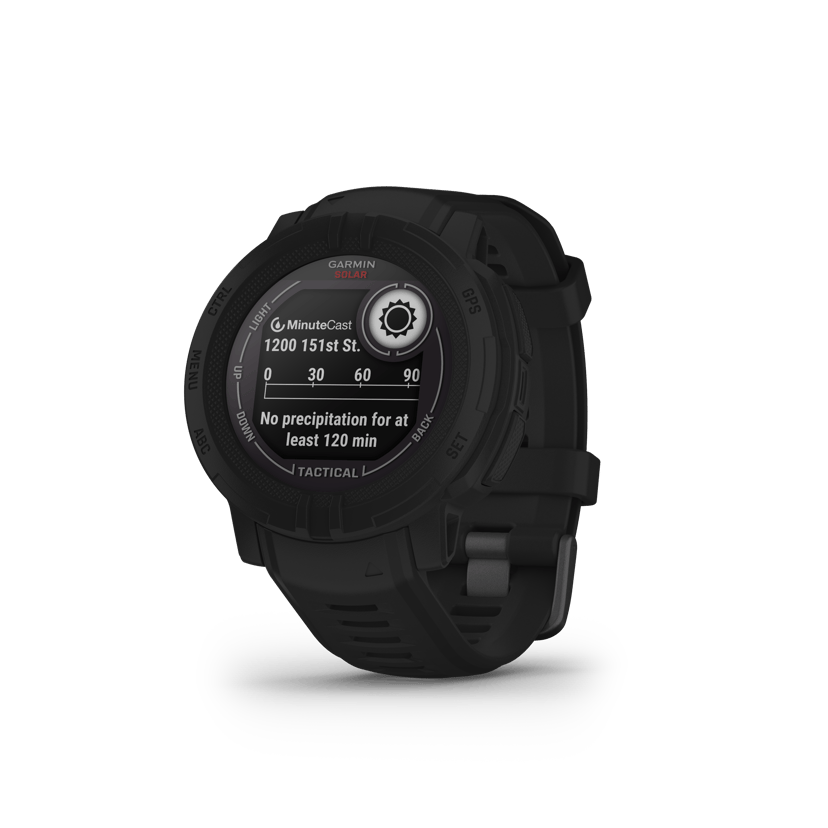 Garmin Instinct 2 Solar Tactical Edition GPS-smartwatch, GPS/GLONASS/Galileo-klokke