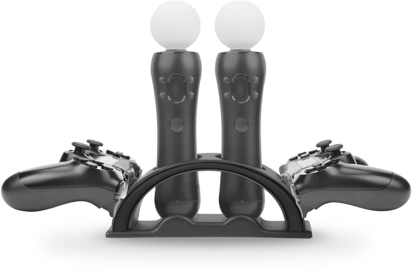 Hama HAMA Ladestation Quadruple PS4 og PS VR/Move Controllere