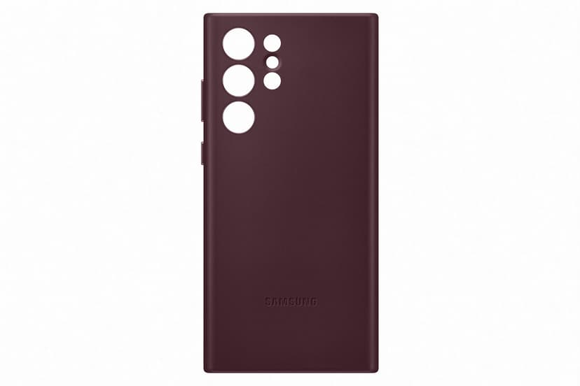 Samsung Leather Cover Samsung Galaxy S22 Ultra Bourgogne