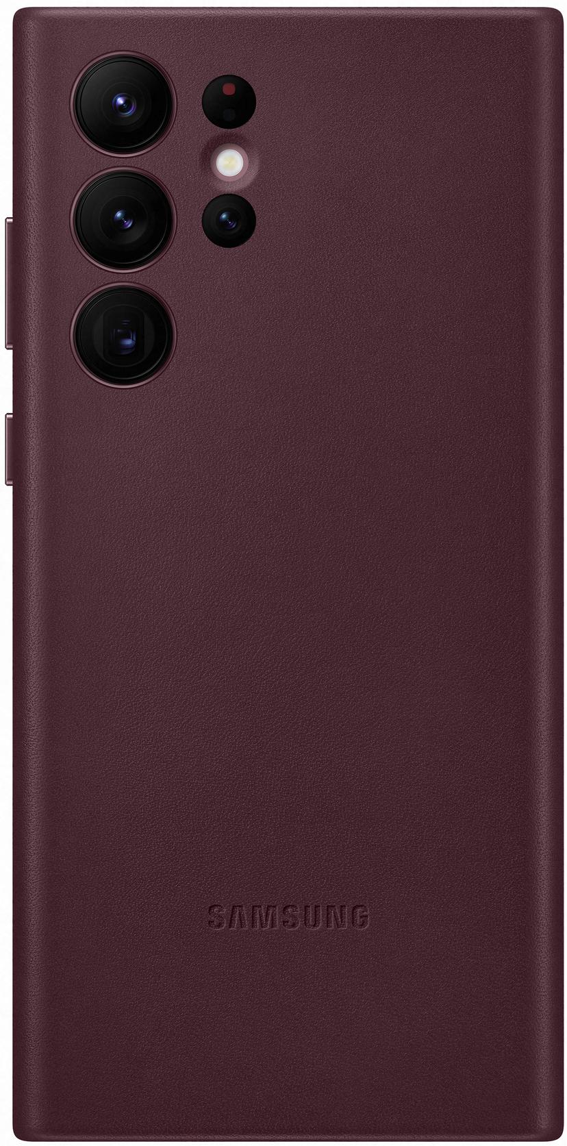 Samsung Leather Cover Samsung Galaxy S22 Ultra Bourgogne
