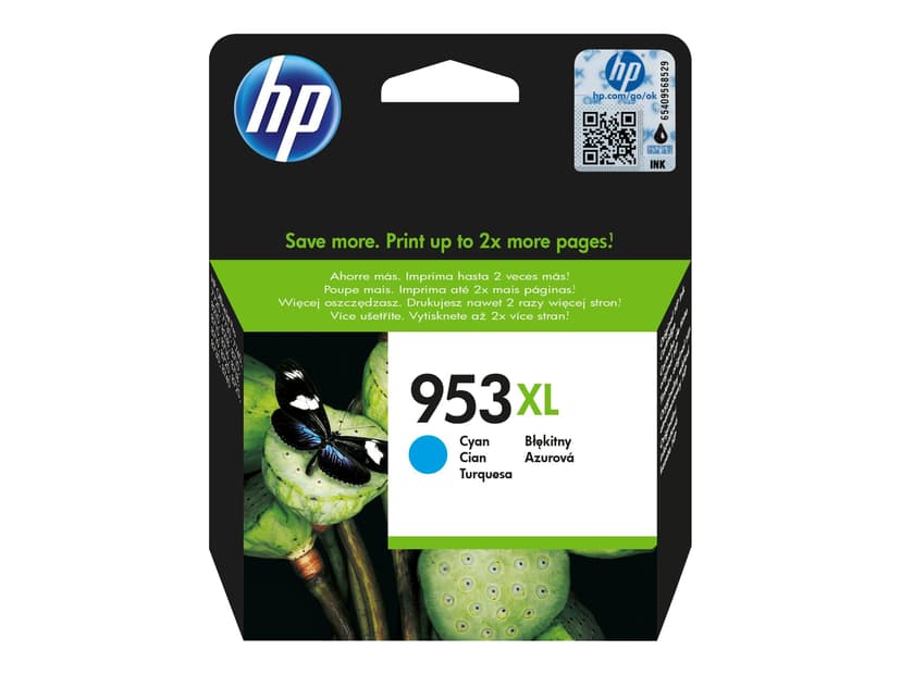 HP Bläck Cyan 953XL - OfficeJet Pro 8710/8720/8730/8740