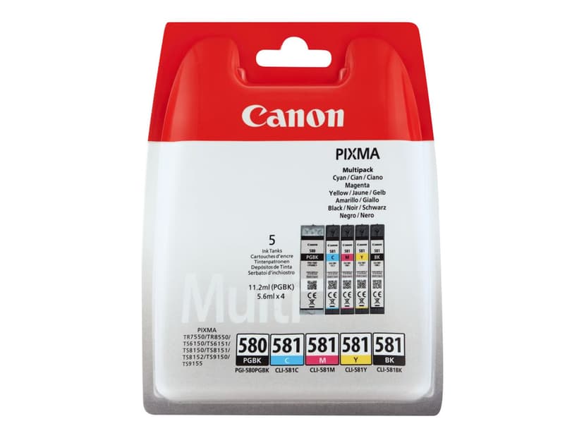 Canon Ink Multipack PGI-580/CLI581 (BK/C/M/Y)