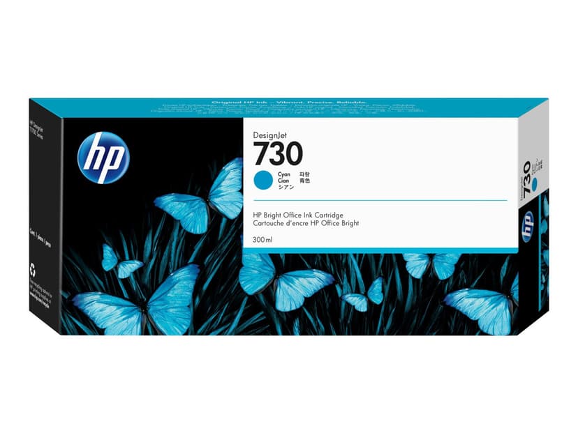 HP Inkt Cyaan 730 300ml - DJ T1700