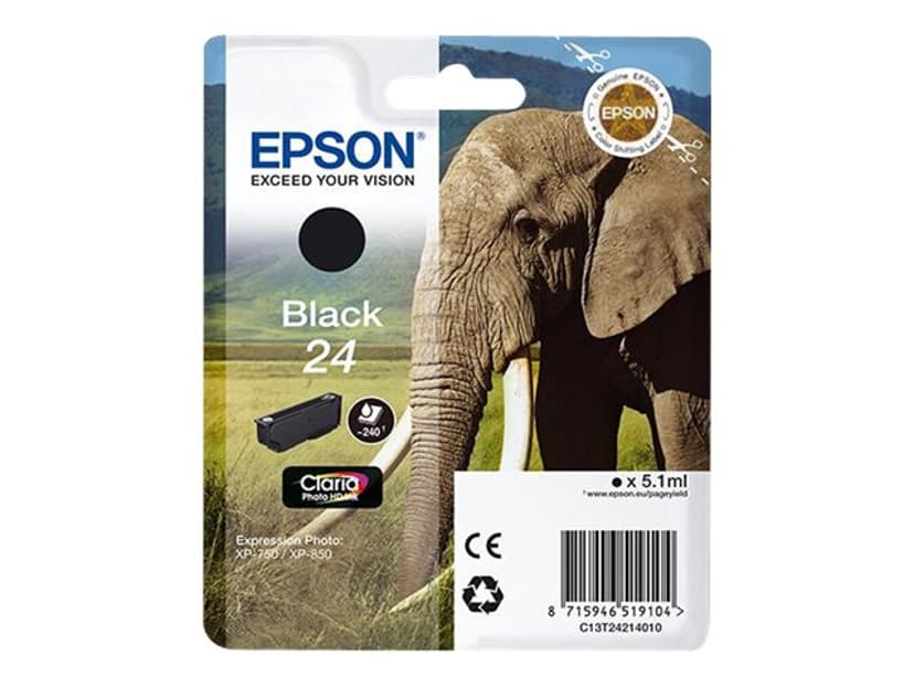 Epson Muste Musta 24 - XP-850