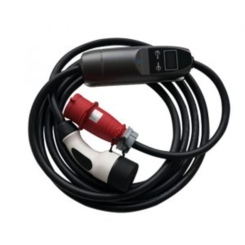 Direktronik Charge Cable 16A 3-Fas En 60309 To Typ 2 M-m 5M 5m Ström IEC 60309 Hane IEC 62196 Type 2 Hona