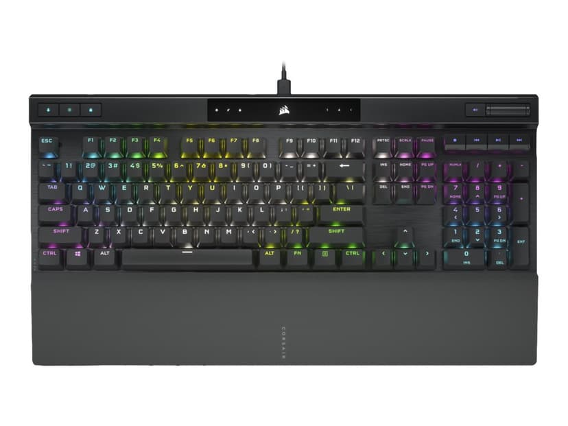 Corsair Gaming K70 RGB PRO Kablet Nordisk Tastatur Svart