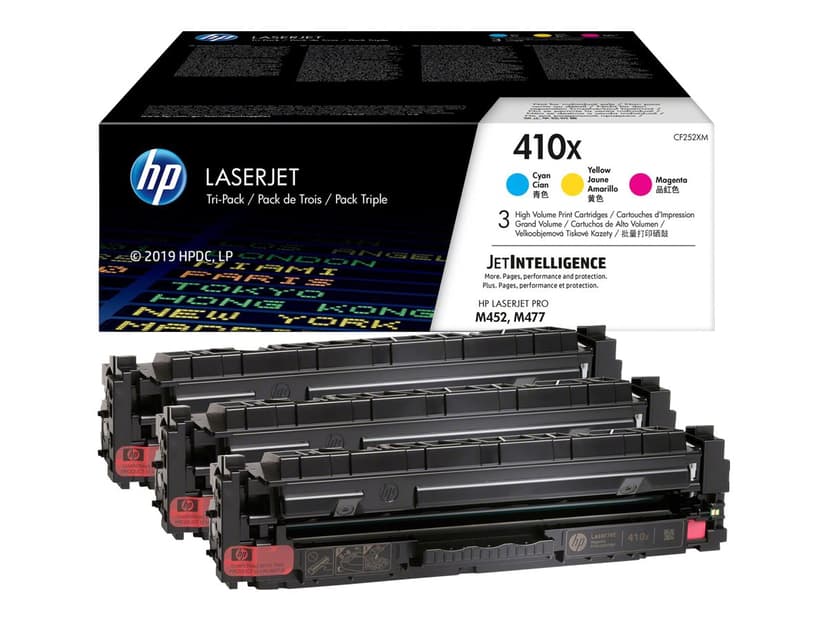 HP Värikasetti Kit (C/M/Y) 410X 5K - CF252XM