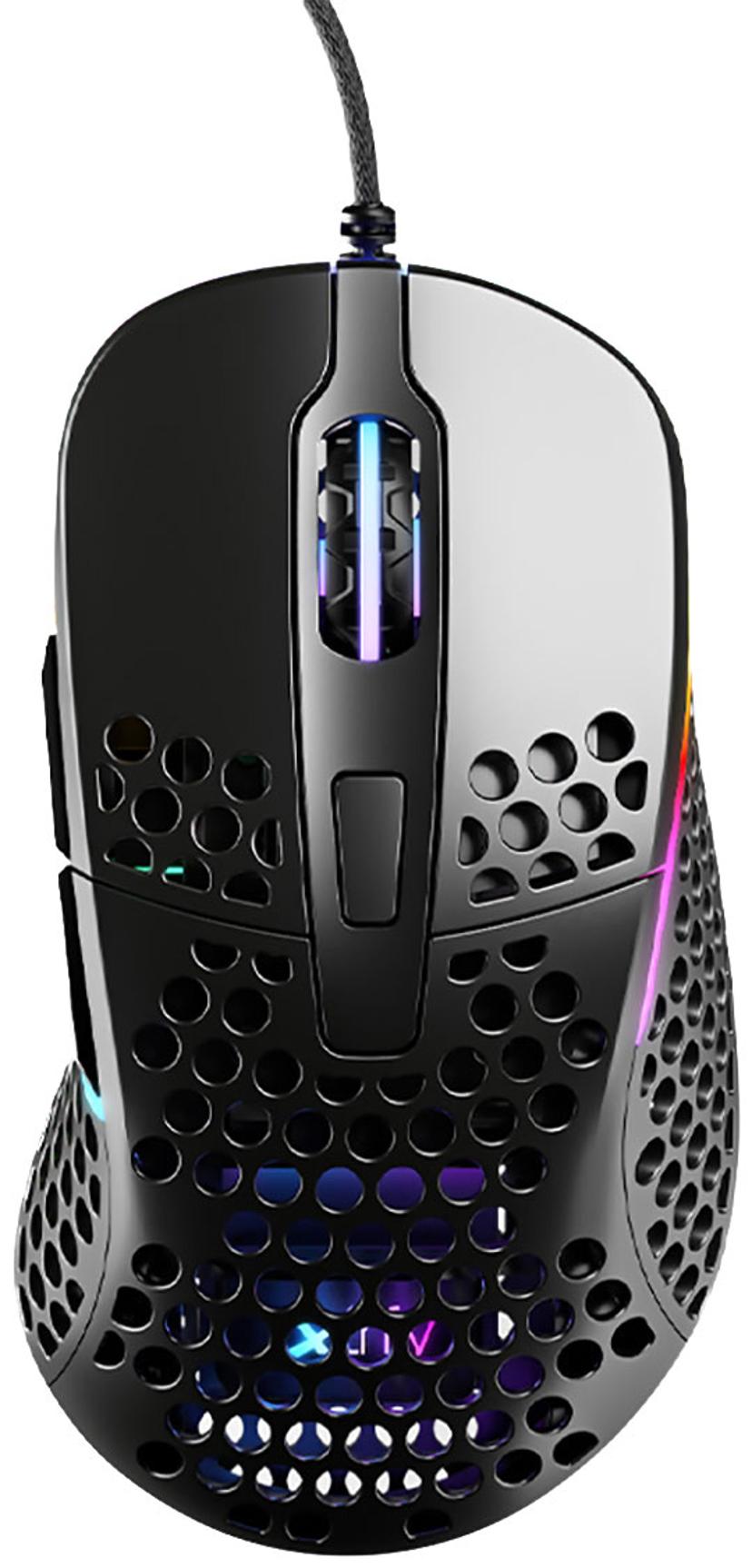 Xtrfy M4 RGB Gaming Mouse Black 16,000dpi Kabelansluten Mus Svart