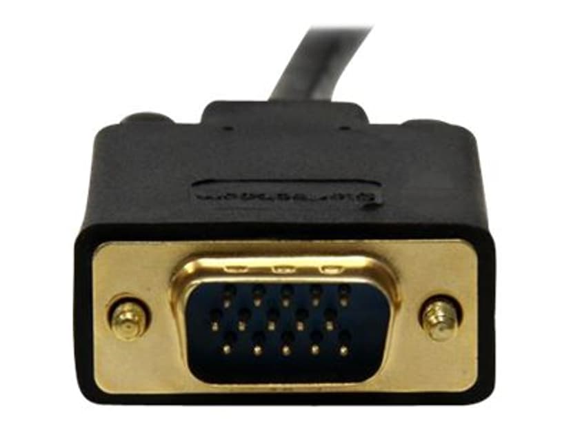 Startech 3 ft DisplayPort to VGA Adapter Cable DP to VGA Black 1m 20 pin DisplayPort Han 15 pin HD D-Sub (HD-15) Han