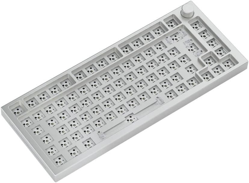 Glorious GMMK Pro 75% Barebone ISO Kablet Hvit Tastatur