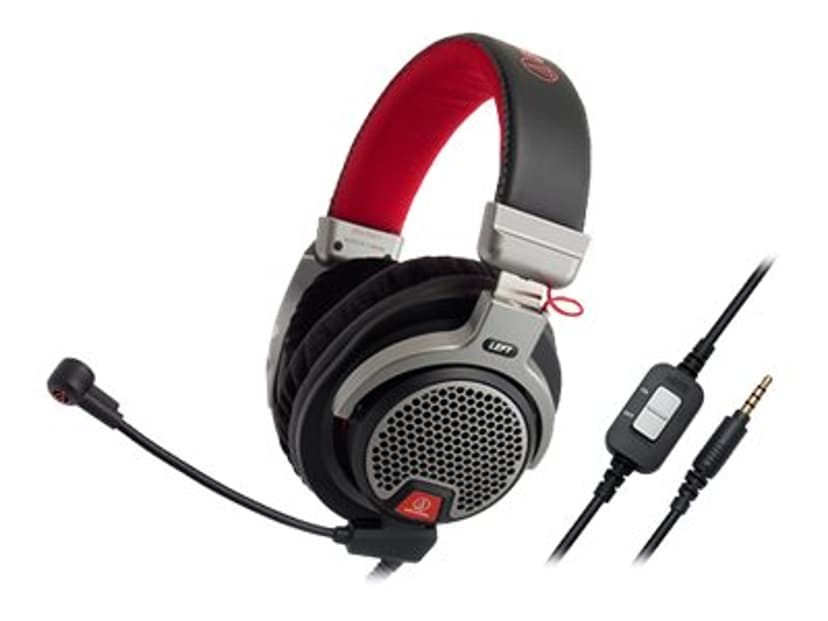 Audio-Technica Ath-Pdg1A Headset Stereo Grijs, Rood, Zwart