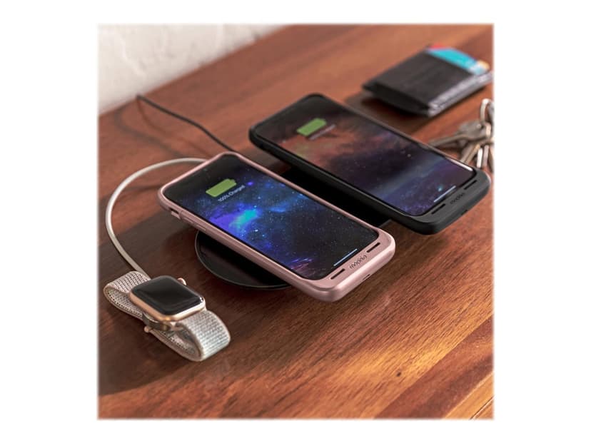 Mophie dual wireless charging pad Svart