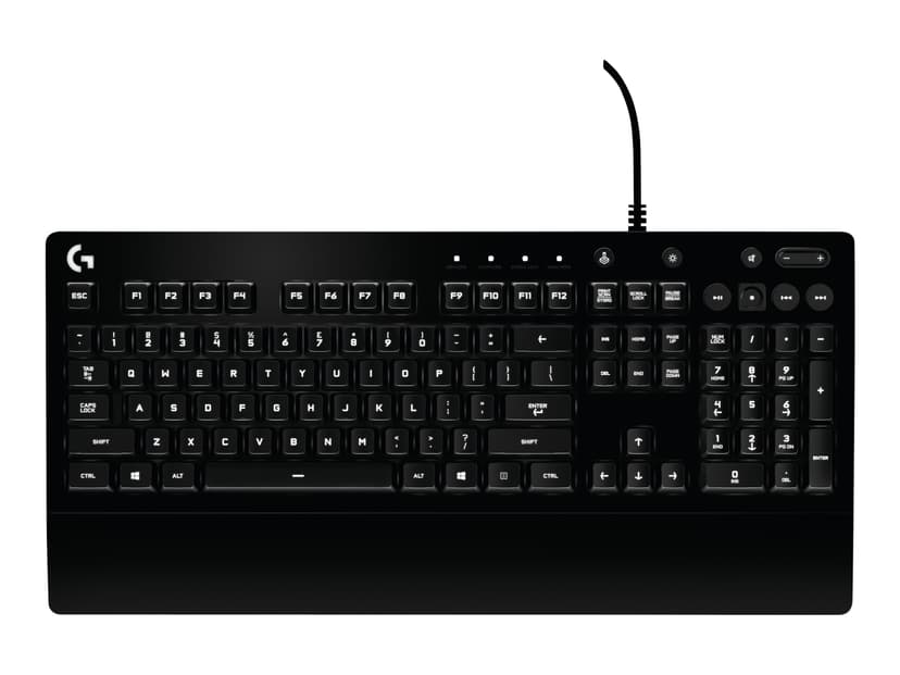Logitech G213 Prodigy Kabling Nordisk Sort Tastatur