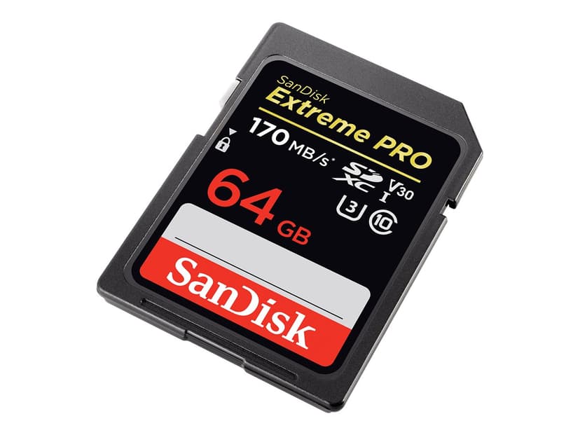 SanDisk Extreme Pro 64GB SDXC UHS-I minneskort
