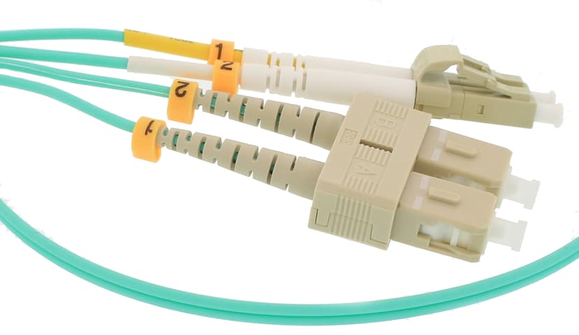 Direktronik Fiberoptisk kabel LC/UPC SC/UPC OM3 2m