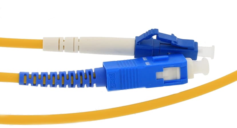 Direktronik Fiberoptisk kabel SC/UPC LC/UPC OS2 1m