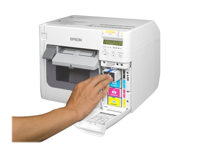 Epson TM-C3500 Color Etiketteprinter USB/Lan Inkl. NiceLabel