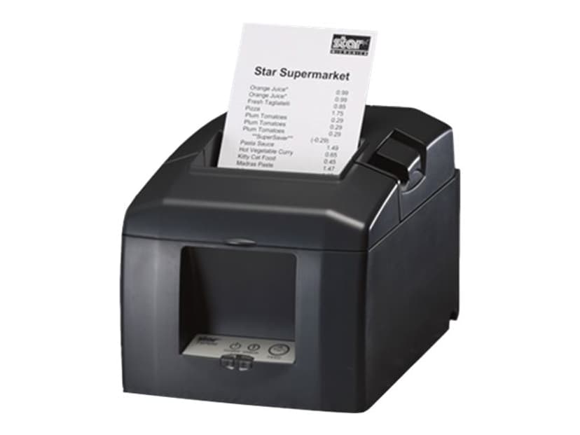 Star Receipt Printer TSP654II No Interface Black, Cutter, Wallmount
