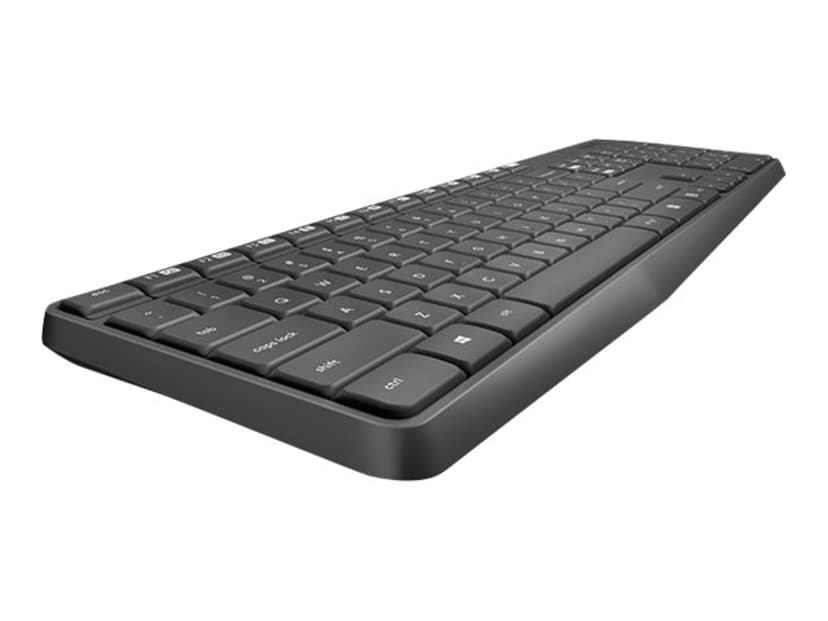 Logitech MK235 Engelska - USA/internationell Sats med tangentbord och mus