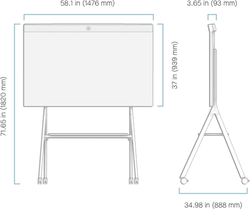 NEAT Rolling Floor Stand for Neat Board Dustin.fi
