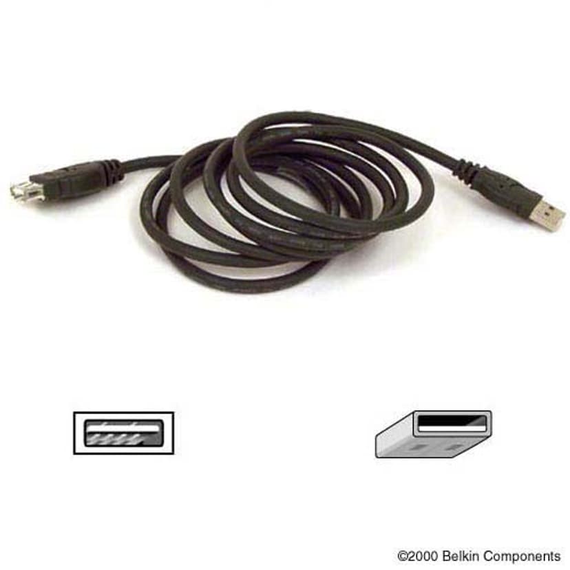 Belkin Pro Series USB-Forlengelseskabel 1.8m 4-pins USB type A Hann 4-pins USB type A Hunn