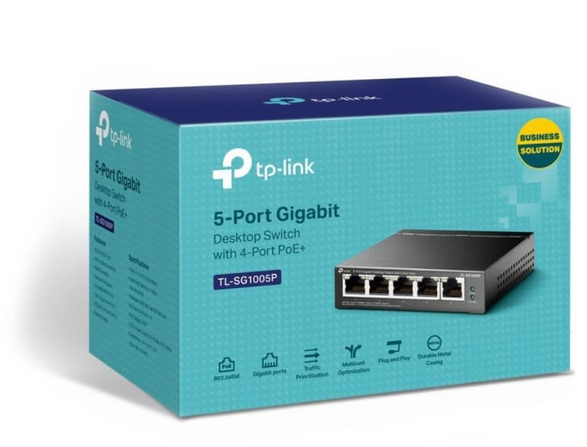 TP-Link TL-SG1005P 5-Port PoE 56W Switch