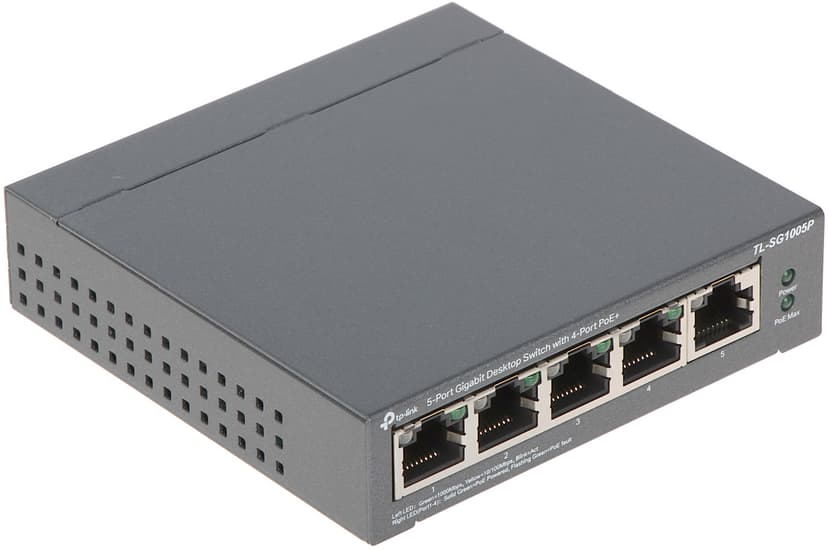 TP-Link TL-SG1005P Gigabit Desktop PoE+ Switch