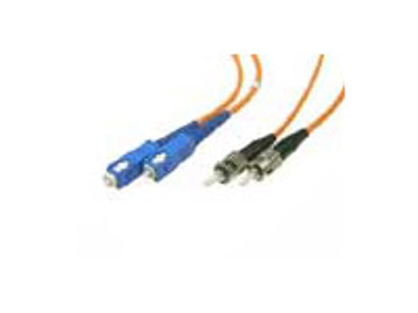Deltaco Fiberoptisk kabel SC/UPC ST/UPC OM1 10m