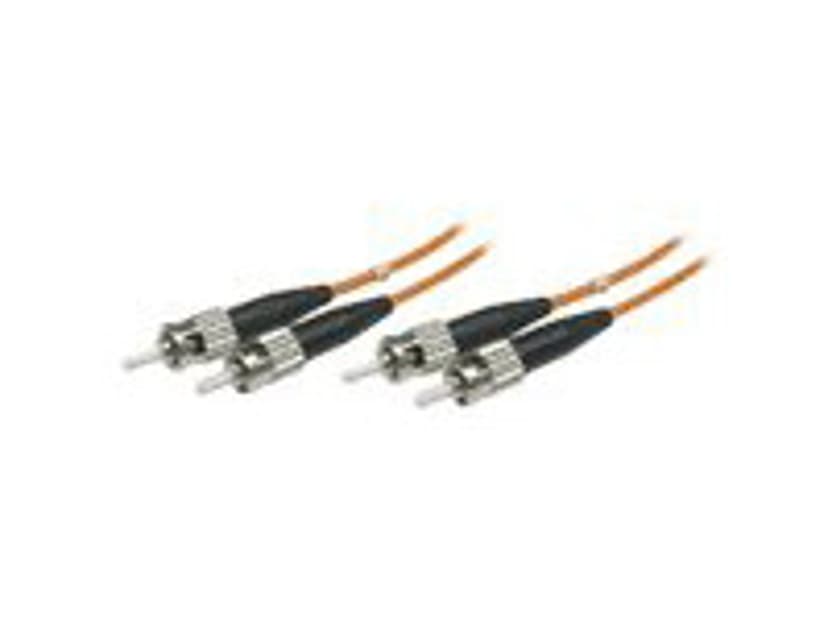 Deltaco Fiberoptisk Kabel ST/UPC ST/UPC OM1 3m