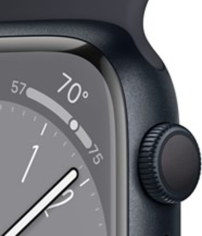 Apple Watch Series 8 GPS 45mm Midnight Aluminium Case With Midnight 