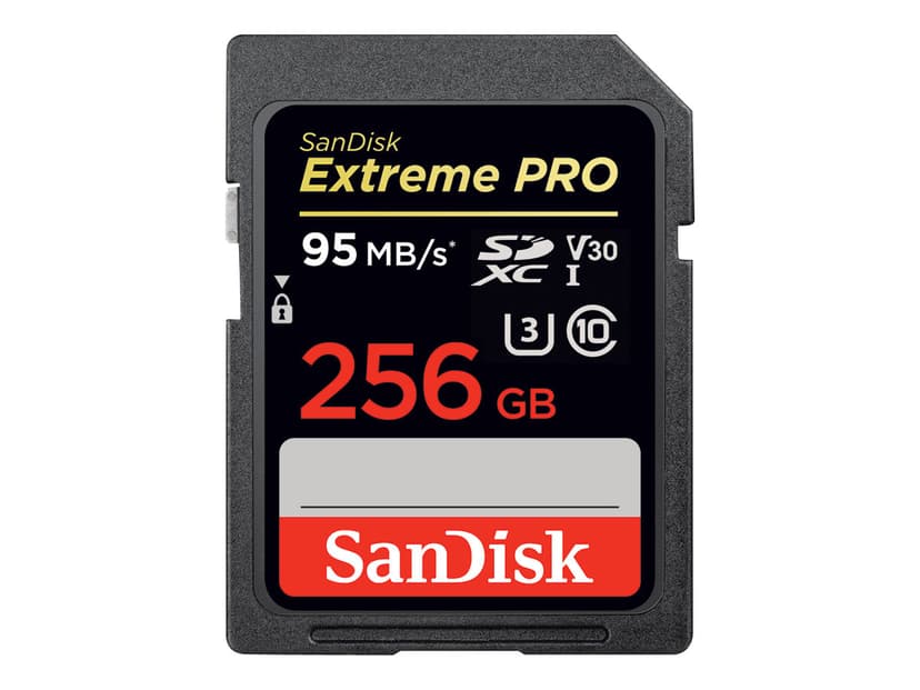 SanDisk Extreme Pro 256GB SDXC UHS-I minneskort