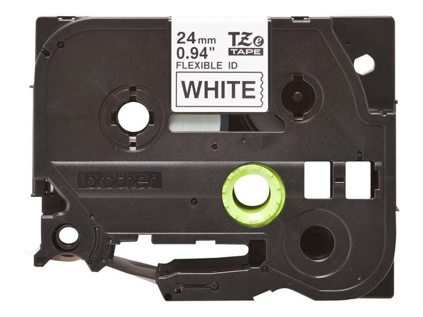 Brother Tape TZe-FX251 24mm Svart/Vit Flexible
