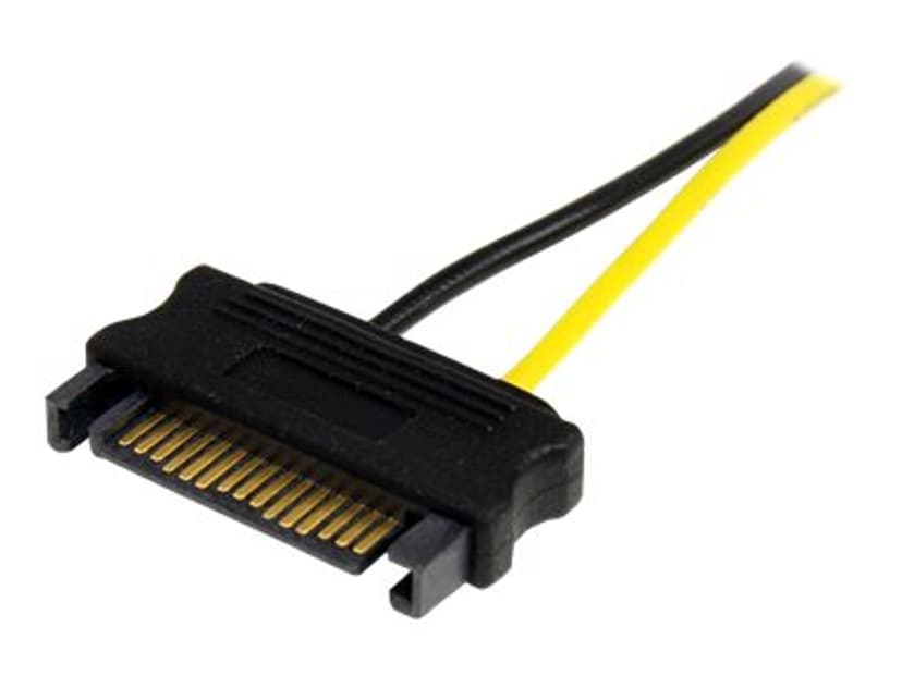 Startech Adapter 15-pins seriell ATA-strøm Hann 8-pins PCI Express-strøm Hann