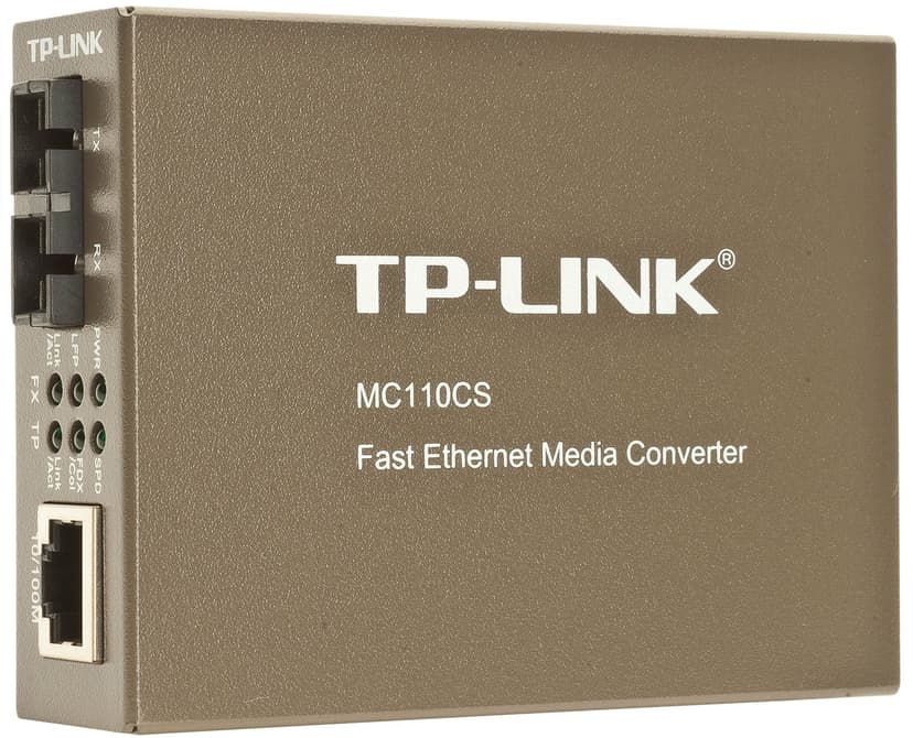TP-Link MC110CS Fibermediekonverterare RJ-45 SC enkelläge