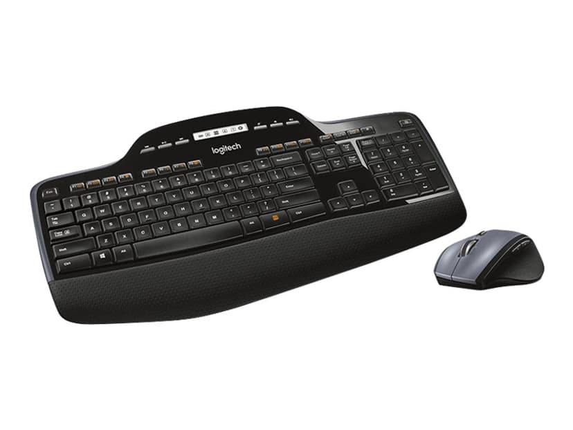 Logitech Wireless Desktop MK710 - tastatur- og mussett - US Engelsk - USA / internasjonal Tastatur- og mussett