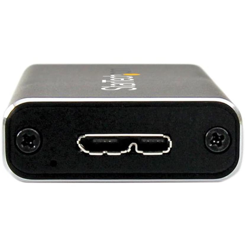 Startech M.2 SATA-kabinett för extern SSD – USB 3.0 med UASP M.2 USB 3.0 Svart