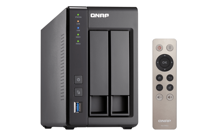 QNAP TS-251+ 8GB 0TB NAS-server