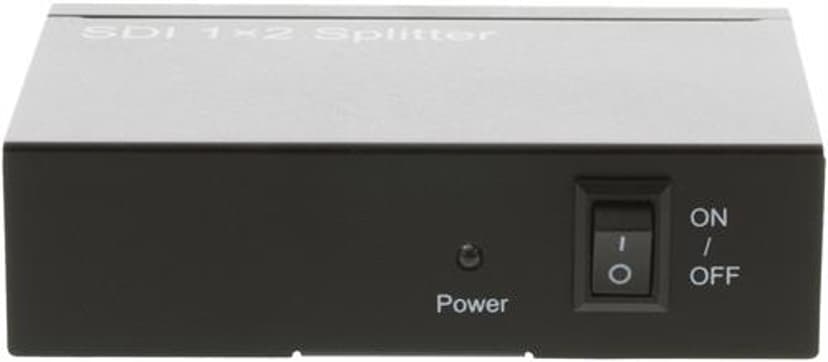 Delta SDI-splitter 1:2 3G/HD-SDI 1080P 12 BIT BNC metal