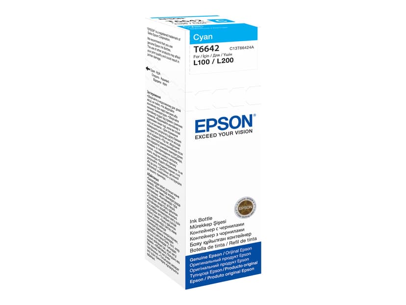 Epson Muste Syaani T6642 70ml - ET-2550/ET-4550