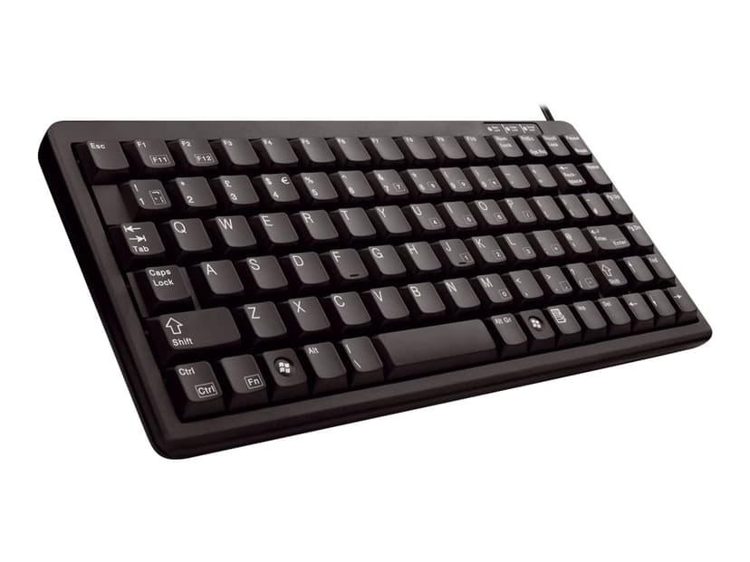 Cherry Compact-Keyboard G84-4100 - tangentbord Kabelansluten Brittisk Svart Tangentbord