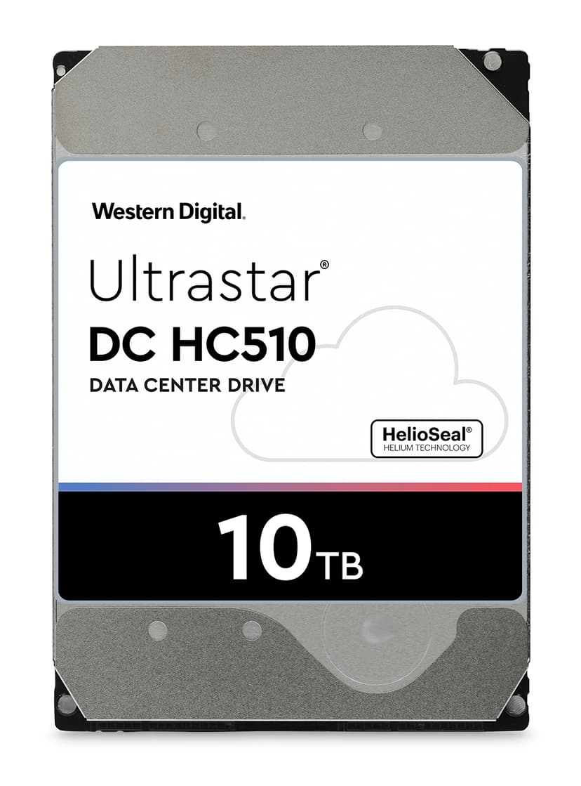 WD Ultrastar DC HC510 512 ISE 10TB 3.5" 7,200rpm SATA-600