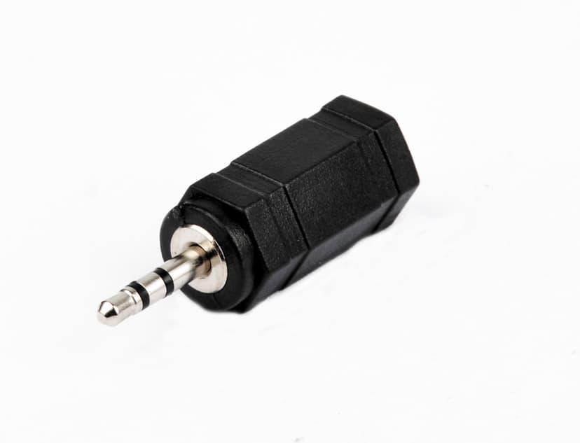 Prokord Audio adaptor Mini-telefoon stereo 3,5 mm Female Sub-mini telefoon stereo 2,5 mm Male