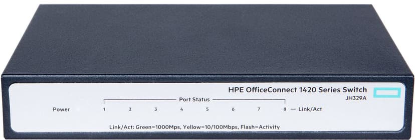 HPE OfficeConnect 1420 8xGbit, Un-mgd Switch