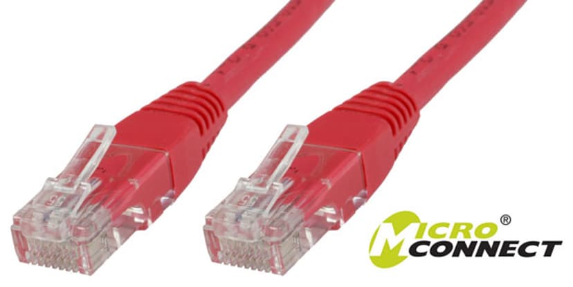 Microconnect Netværkskabel RJ-45 RJ-45 CAT 6 15m Rød