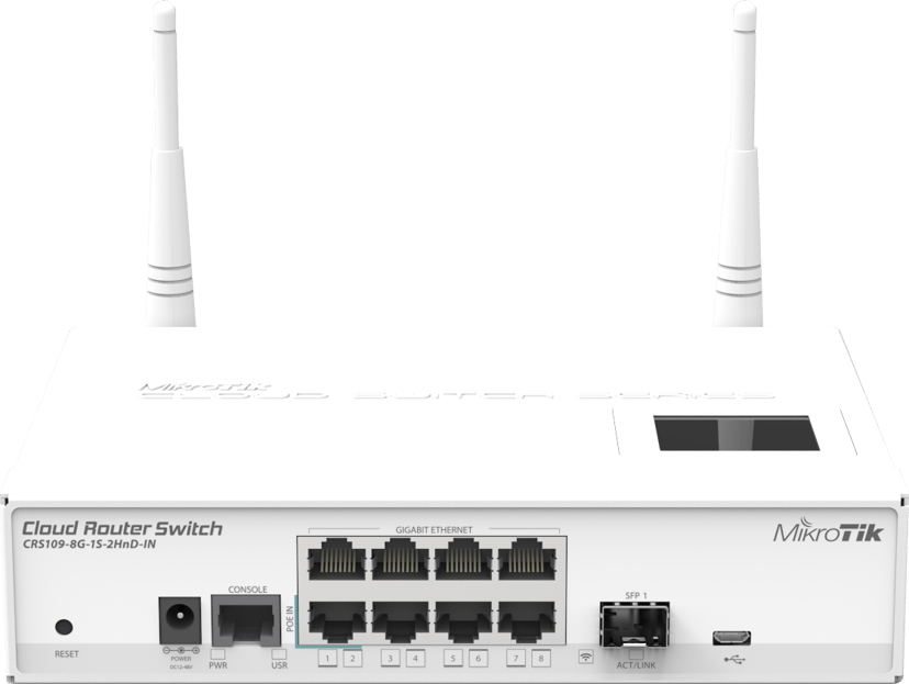 Mikrotik CRS109-8G-1S-2HND-IN Cloud Router Switch