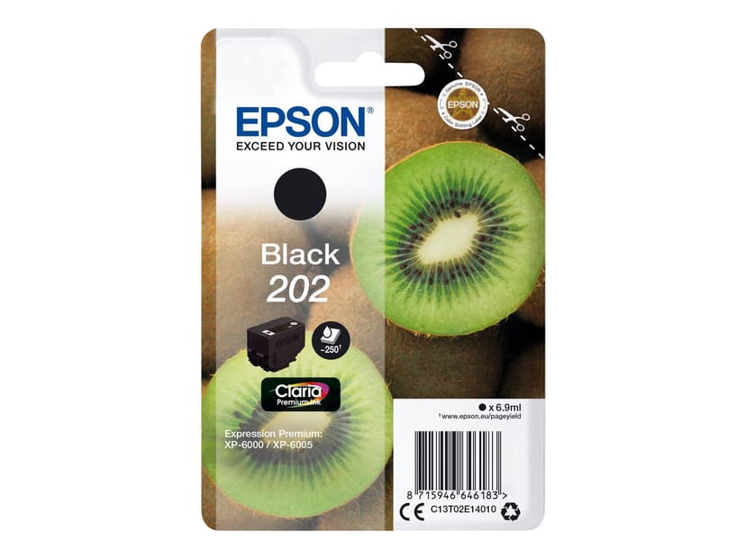 Epson Inkt Zwart 6.9ml 202 - XP-6000/XP-6005