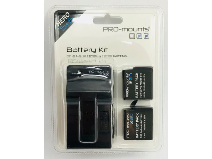 Pro-Mounts Battery/Charger Kit GoPro Hero 5 / 6 / 7 Black