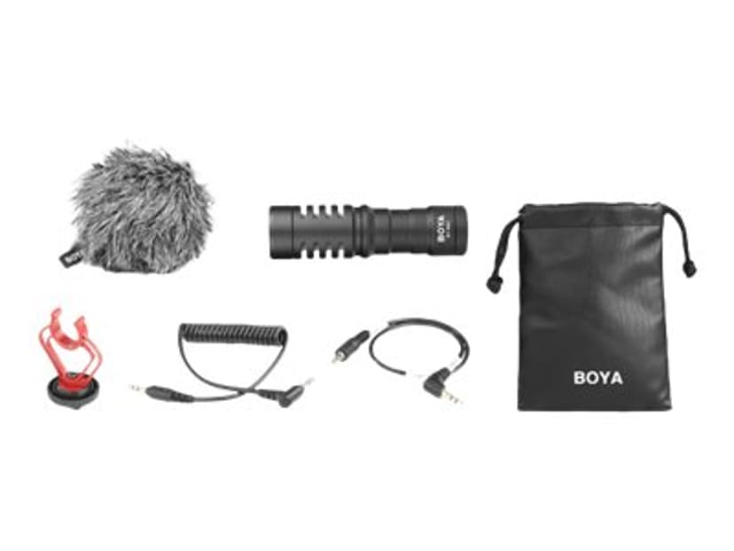Boya BY-MM1 Condensator Microphone For Cameras Grå, Sort