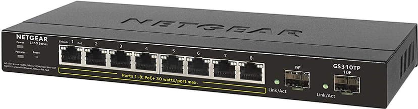 Netgear Pro GS310TP Smart Managed Ethernet Switch